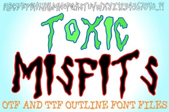 Toxic Misfits Font Download & Design Guide