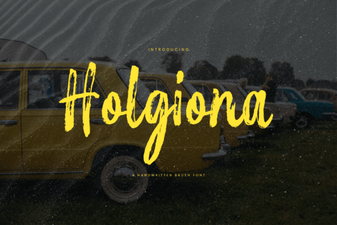 Holgiona Font: Creative Typography for Modern Design