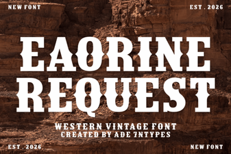 Enhance Your Designs with the Eaorine Request Font